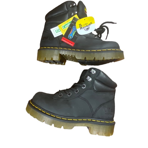 Dr. Martens Other - New Dr. Martens Industrial Burnham Ankle Boot Men’s 5 Black Safety Toe
